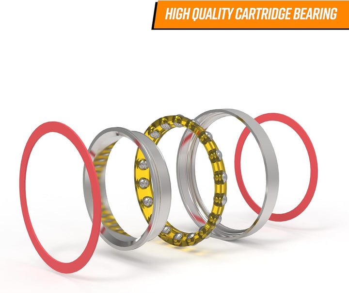 FUNN Descend Oberer Steuersatz, Zero Stack Schrägkugellager Oberer Steuersatz, Langlebiger und Leich