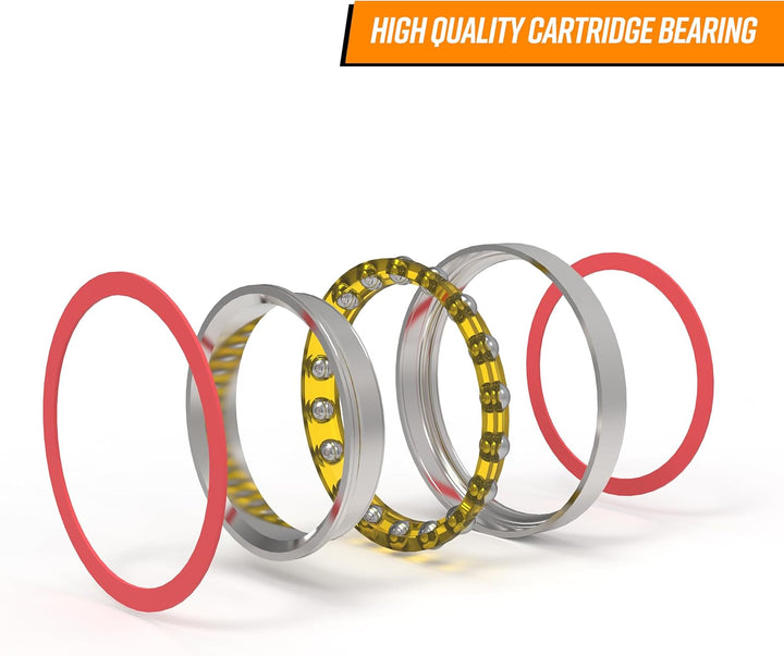 FUNN Descend Oberer Steuersatz, Zero Stack Schrägkugellager Oberer Steuersatz, Langlebiger und Leich