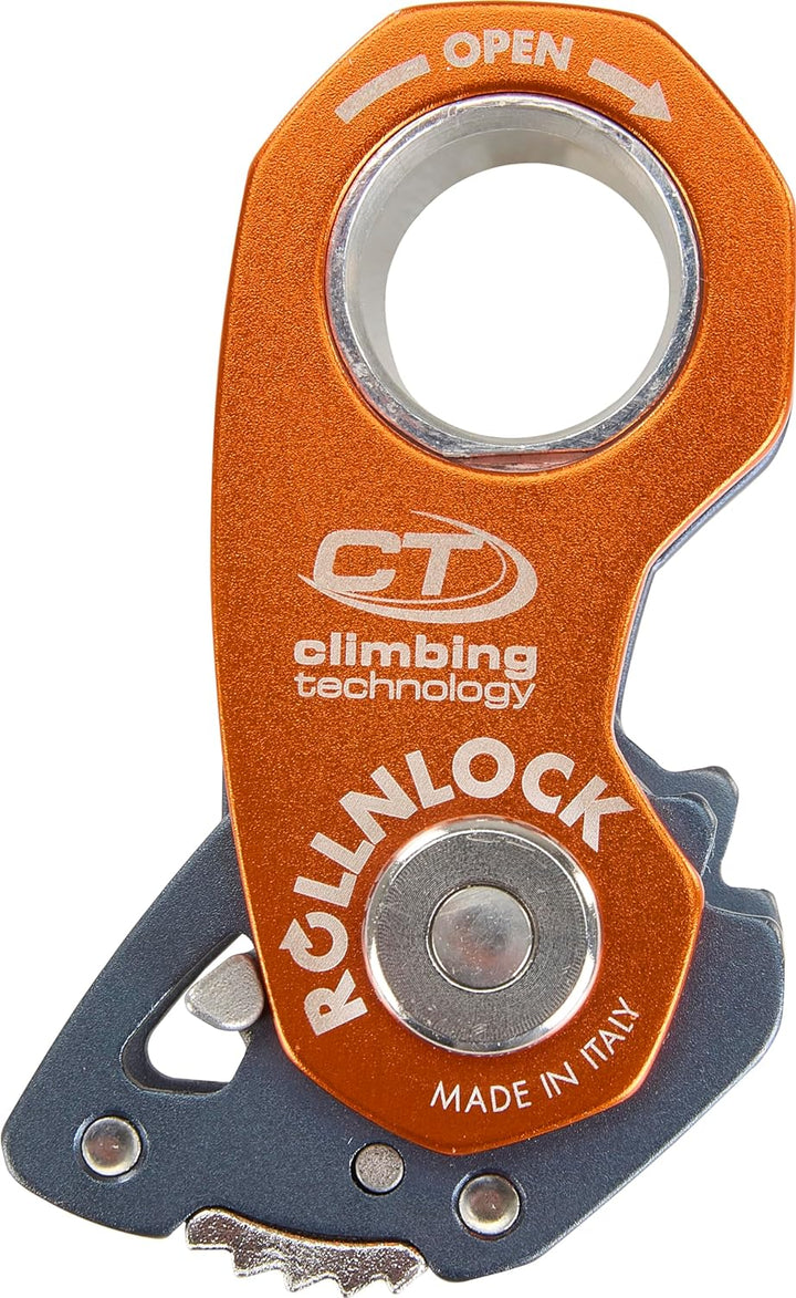 Climbing Technology Unisex – Erwachsene Rollnlock, Anthrazit/Orange sperren, Einheitsgrösse
