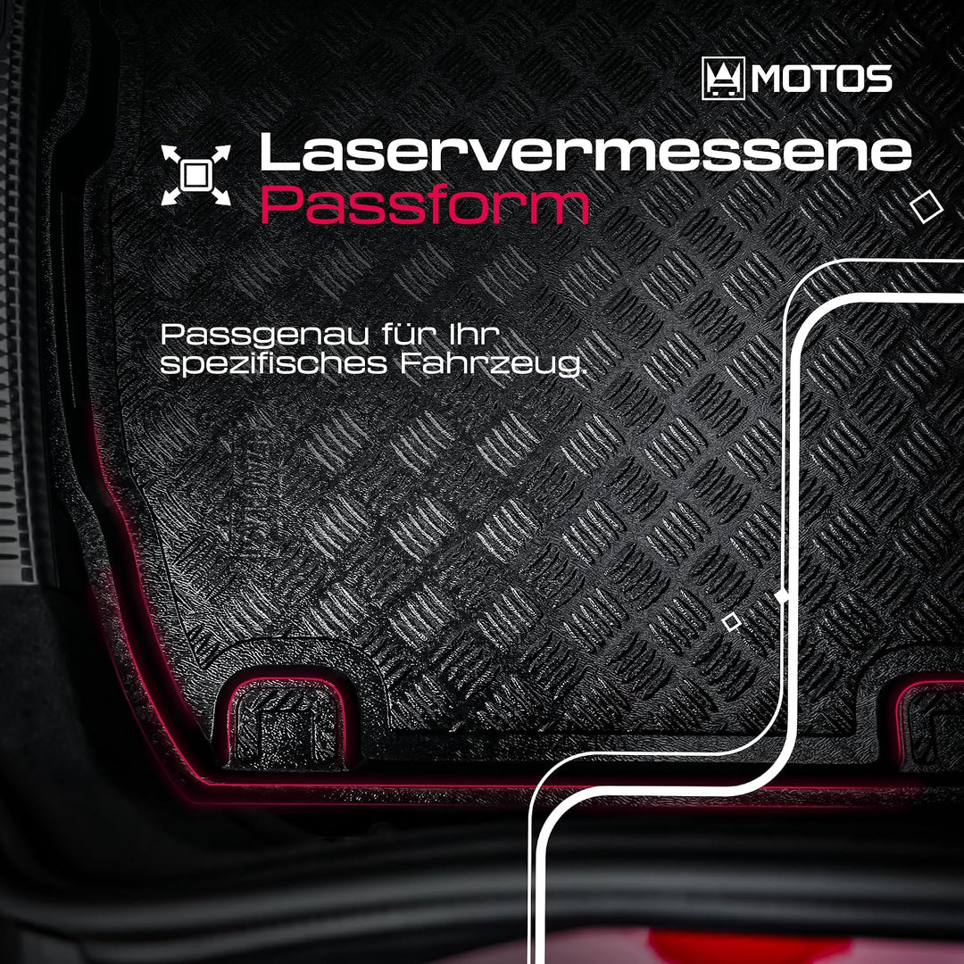 M MOTOS Kofferraumwanne Kofferraummatte passt für Dacia Duster I 2010-2018 Verbessern Sie Ihren Reis