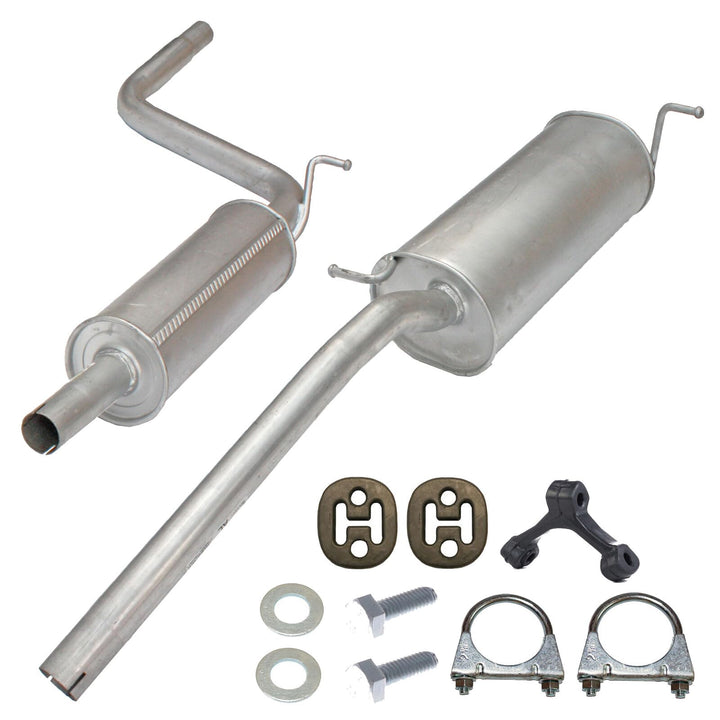 Ferroz Export Ersatz für Auspuffanlage Auspuff Schalldämpfer ab Kat VW Caddy 2004-2010 1.4
