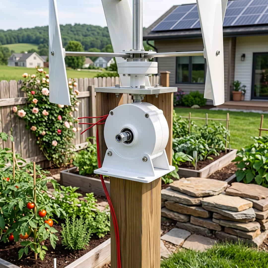 200W 48V Dreiphasen Windgenerator, getriebeloser Permanentmagnetgenerator mit niedriger Drehzahl für