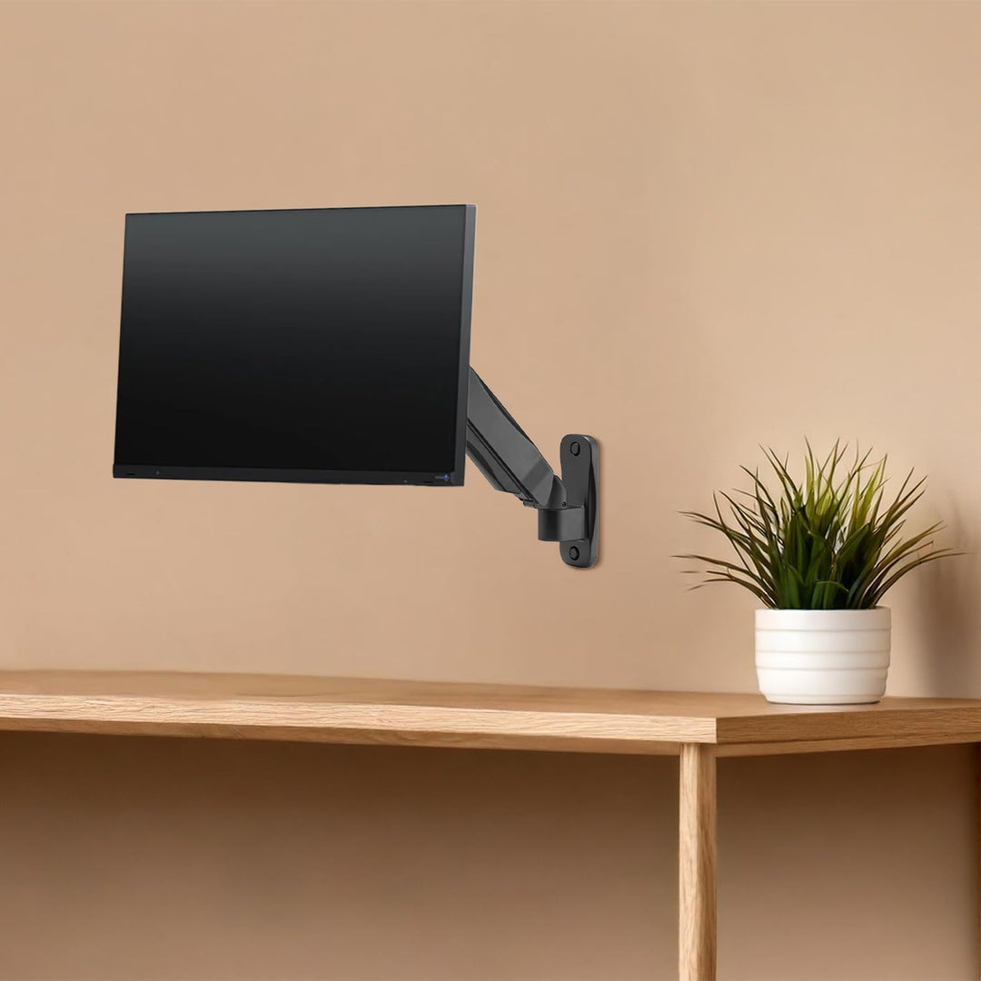 Maclean Monitor-Wandhalterung | Für 17-32" Flach- & Curved-Bildschirme bis 9 kg | VESA 75x75 & 100x1