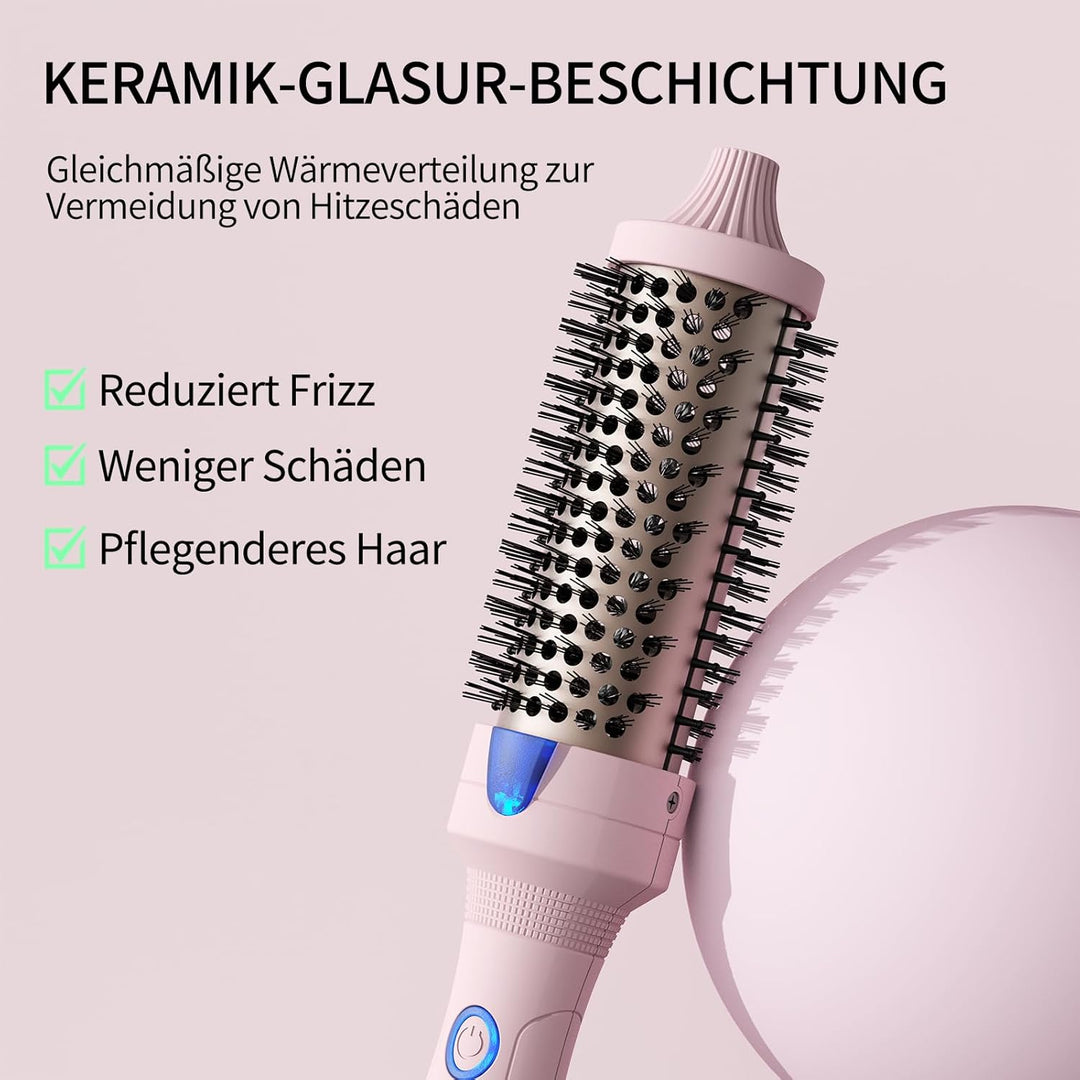 K&K Stylingbürsten K&K Thermobürste Keratin Thermal Brush Protect Beheiztes Fass Heisse Haarbürste,