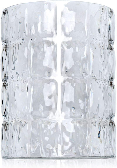 Kartell 1225B4 Vase Matelasse, 30 x 23 cm, glasklar Cristallo, Cristallo