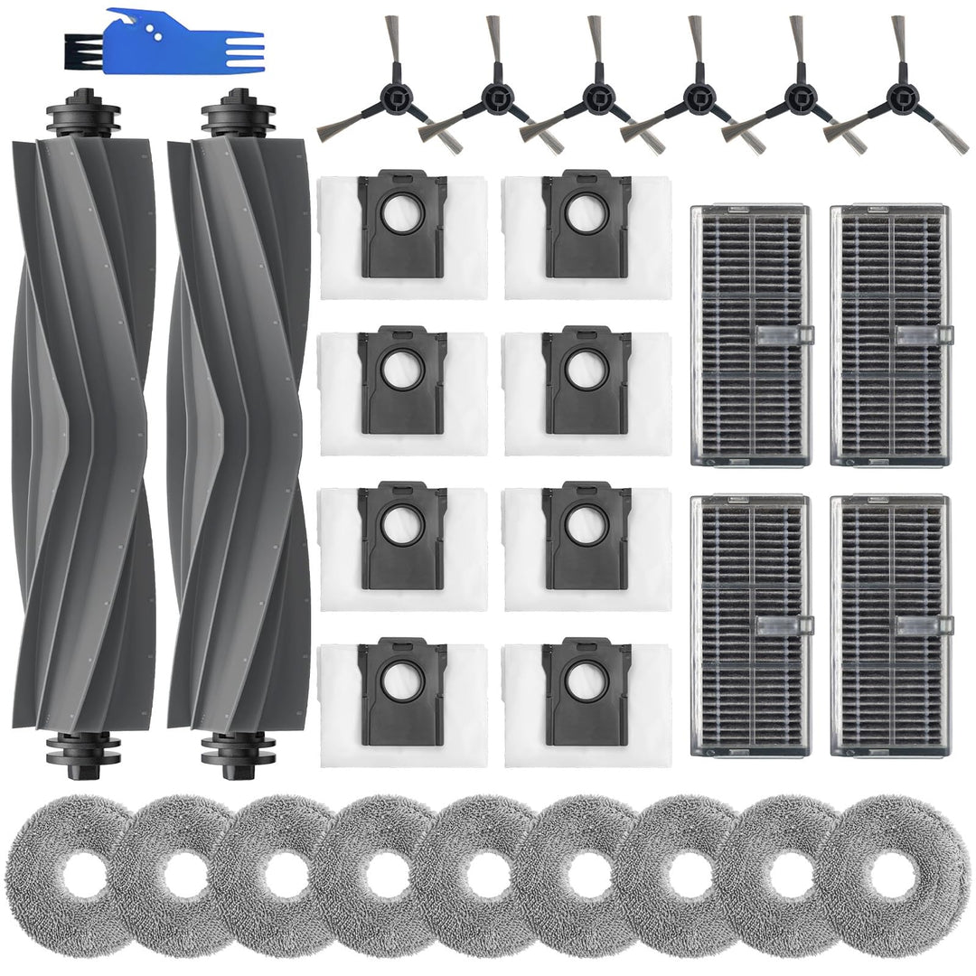 24 Stück Zubehör für Dreame L10s Ultra Gen 2, L10s Pro Ultra Heat, X30 Ultra, Mova E30 Ultra Saugrob