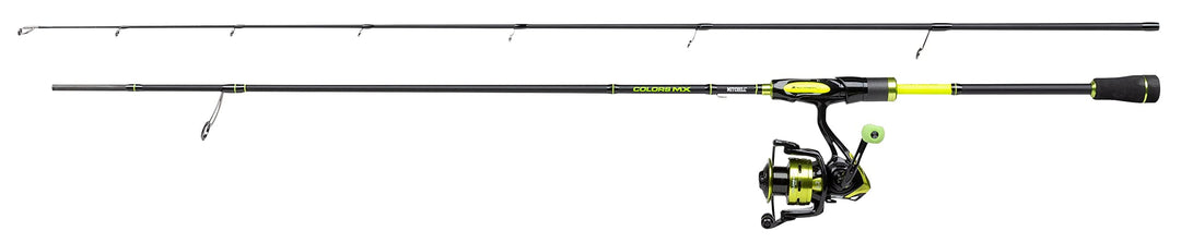 Mitchell Colors MX Spinnrute und Rolle Combo – Raubfisch-Spinnangel-Setup – Barsch, Forelle, Hecht,