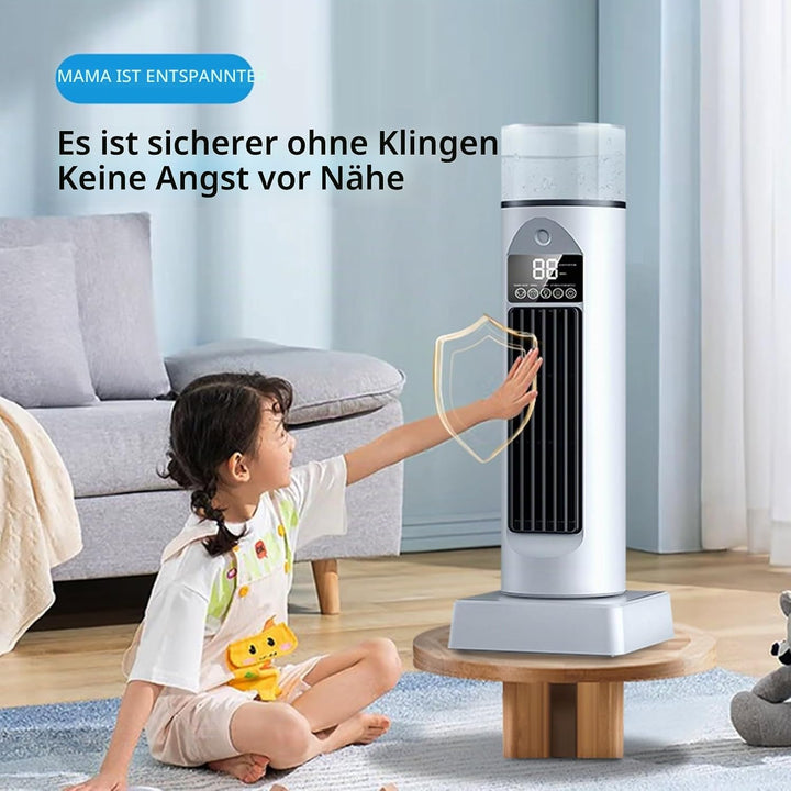 Turm-Klimagerät, Raumkühler Ventilator Tragbare Klimaanlagen, Leiser Oszillierender Blattloser Kühle