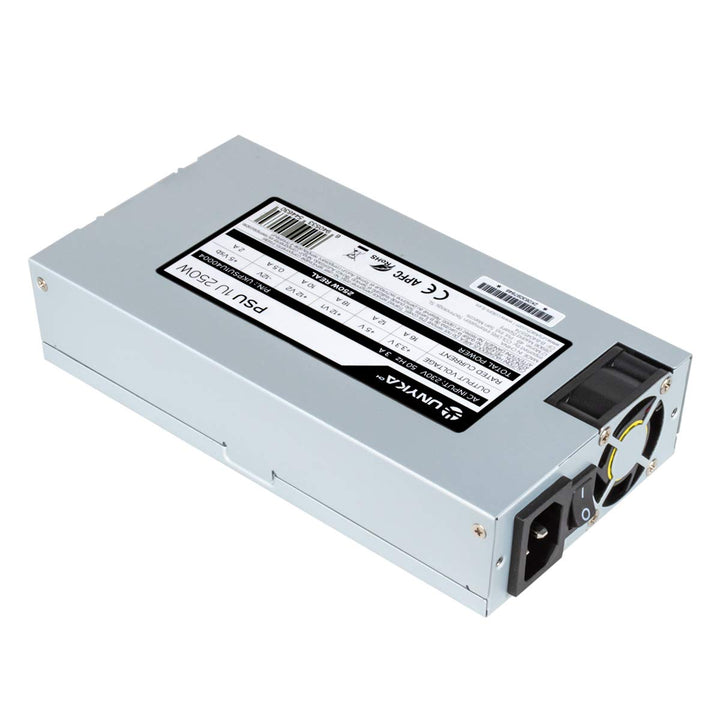 UNYKACH Netzteil Flex 1U STADAR 250W Ideal für 19" Rackbox 1U