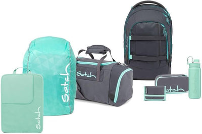 satch Pack Schulrucksack Set 7tlg. Kollektor Edition Mint Phantom, Mint Phantom