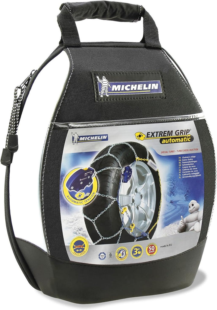 MICHELIN 92316 Schneekette, M2 Extrem Grip Automatic 60, ABS und ESP kompatibel, TÜV/GS, Ö-Norm, 2 S