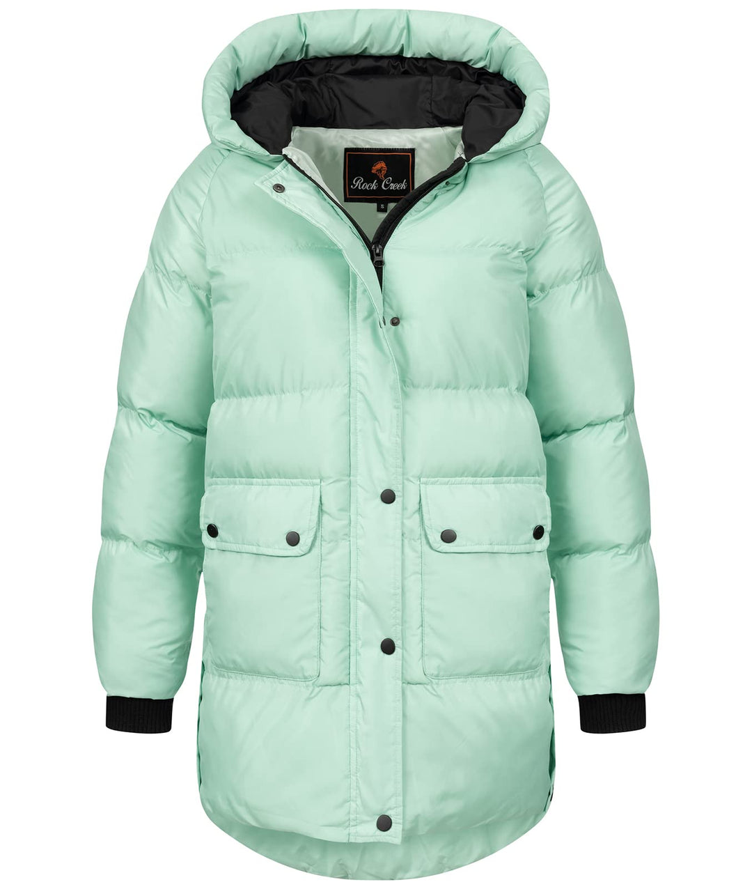 Rock Creek Damen Steppjacke Mantel D-488 S Türkis, S Türkis