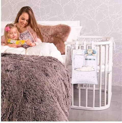 babybay Utensilo für alle Modelle, weiss Sternemix sand/azurblau, Weiss Sternemix Sand/Azurblau