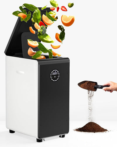 GEME 19L Elektrischer Komposter Küche, Weltweit erste Smarte Bio Kompostier Maschine, Dauerhafter Fi