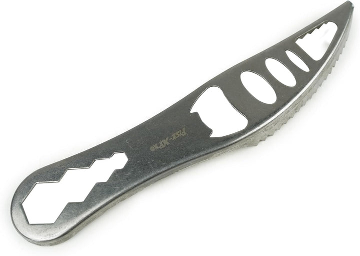 Fischfilet-Set – 4-teilig – Fischmesser – Filetiermesser – Entkalker und Schneidebrett mit Edelstahl