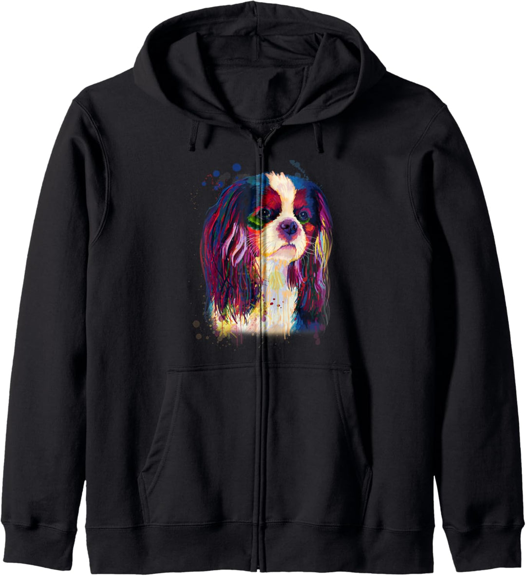Cavalier King Charles Spaniel Mama Kapuzenjacke