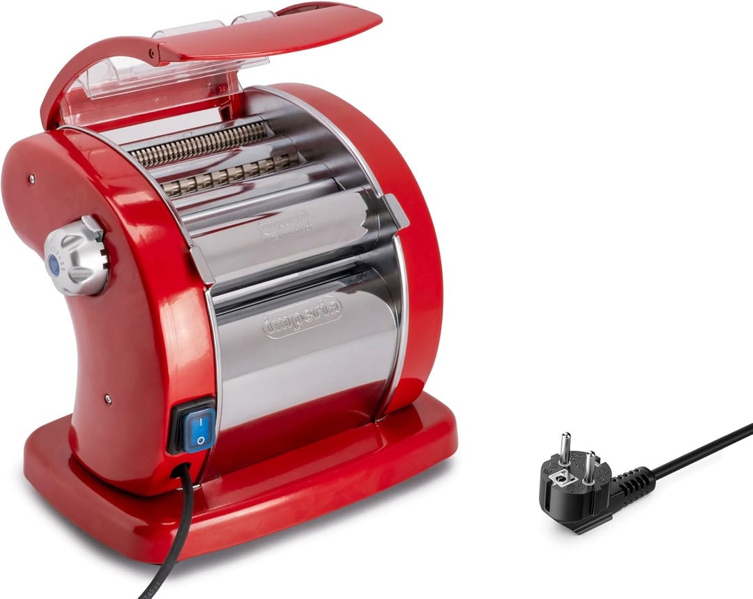 Imperia Pastapresto. Elektrische Nudelmaschine 100% Made in Italy. Frischpastamaschine aus Stahl mit