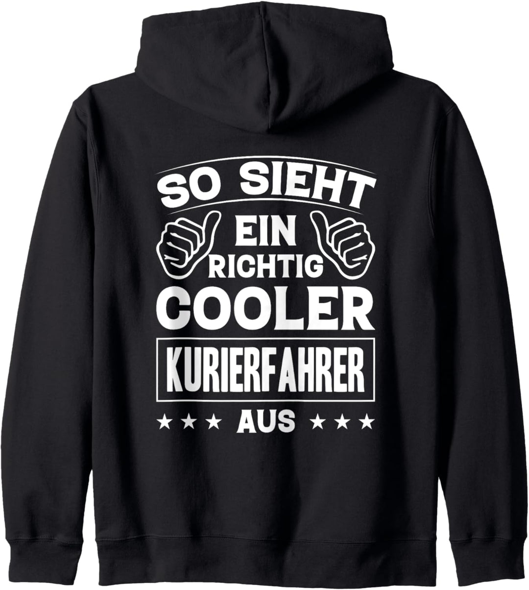 So Sieht Ein Richtig Cooler Kurierfahrer Aus Kapuzenjacke
