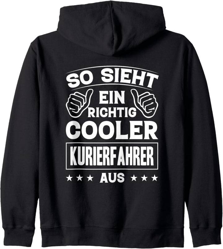 So Sieht Ein Richtig Cooler Kurierfahrer Aus Kapuzenjacke