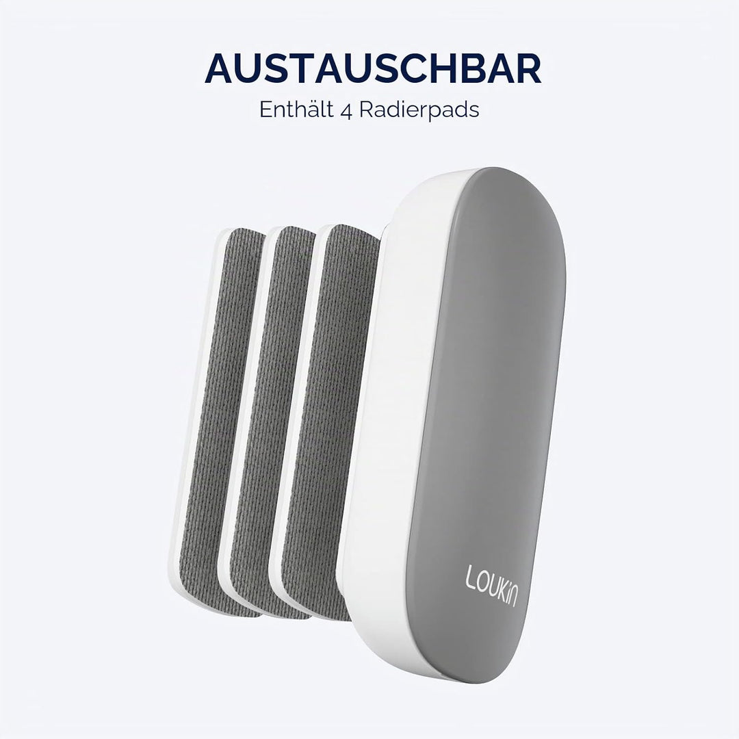 LOUKIN Austauschbarer trocken abwischbarer Radiergummi, magnetischer Whiteboard-Radiergummi mit 3 au