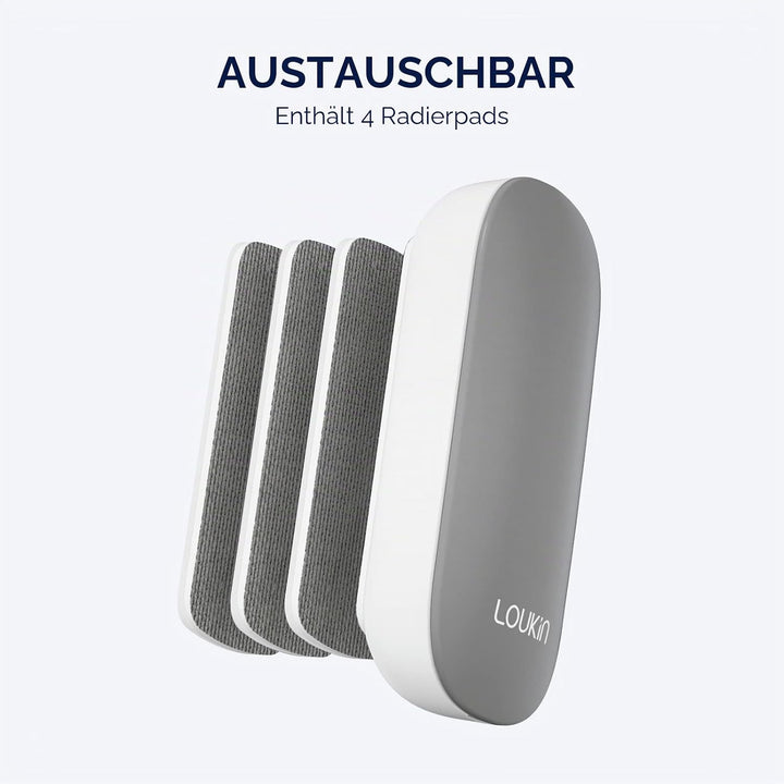 LOUKIN Austauschbarer trocken abwischbarer Radiergummi, magnetischer Whiteboard-Radiergummi mit 3 au