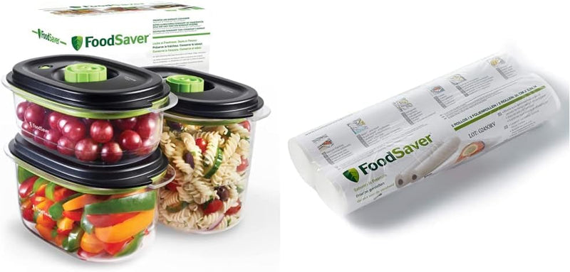 FoodSaver Lebensmittelboxen Aufbewahrung und Marinierung | 700 ml &, wiederverwendbare Vakuumbeutel