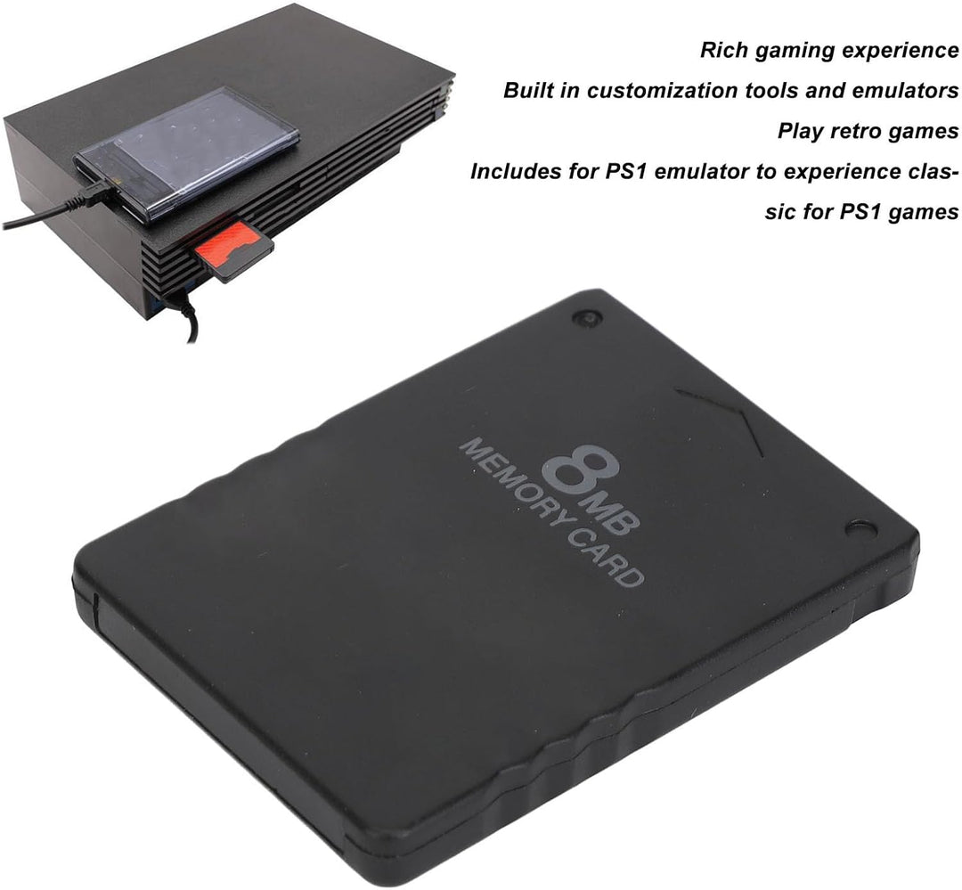 für PS1-Speicherkarte, Speicherkarte für PS1, 8 MB/16 MB/32 MB/64 MB Optionaler Speicherkartenstick