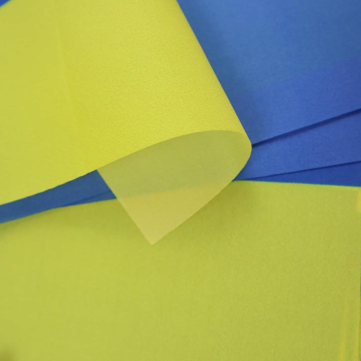 AZ FLAG FAHNENKETTE Ukraine 12 Meter mit 20 flaggen 45x30cm- UKRAINISCHE Girlande Flaggenkette 30 x