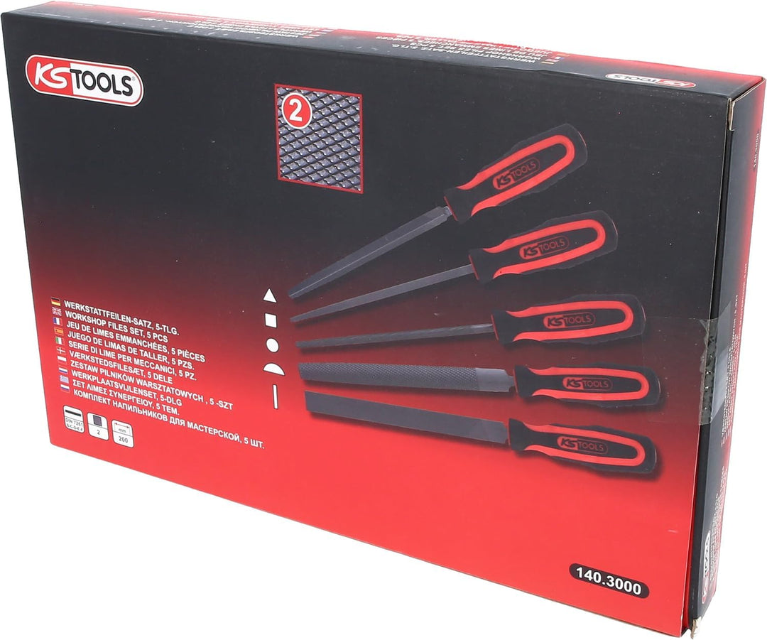 KS Tools 140.3000 Werkstattfeilen-Satz, 5-tlg.