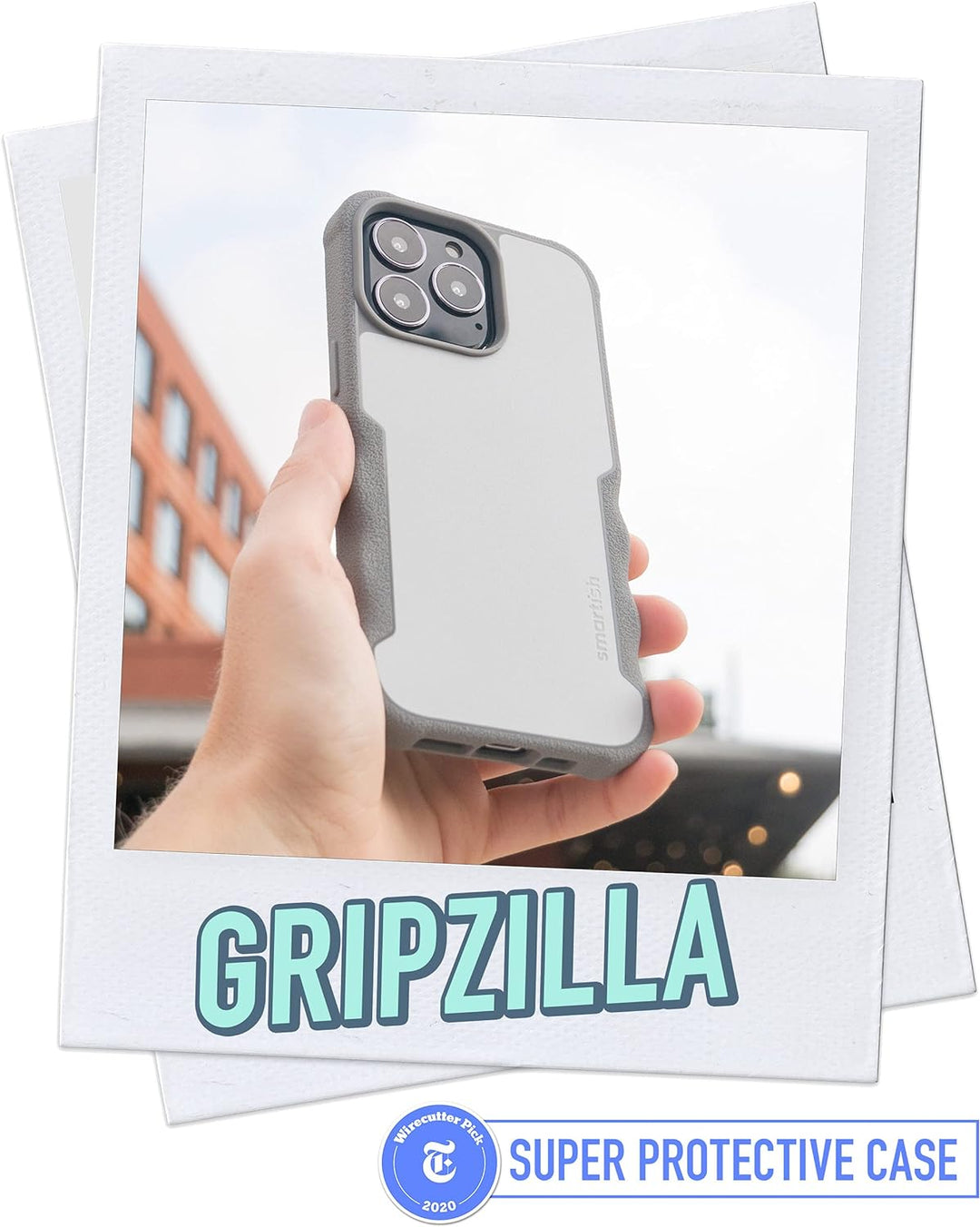 Smartish iPhone 13 Pro Schutzhülle – Gripzilla kompatibel mit MagSafe [Rugged + Tough] Gepanzertes S