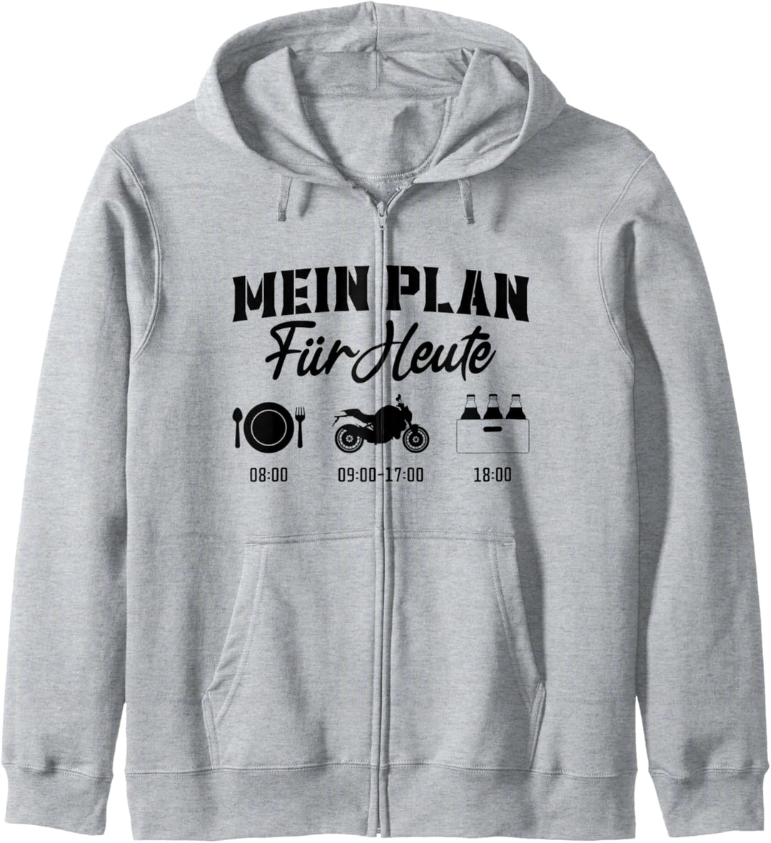 Motorradfahrer Geschenk für Männer Motorrad Grafik Sprüche G Kapuzenjacke