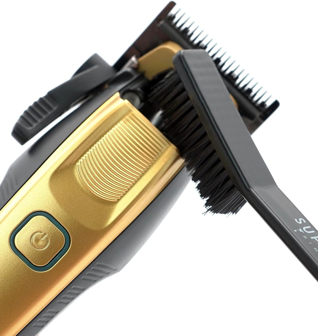 Supreme Trimmer Recharge Clipper - Professional Hair Clipper with 2 Removable Batteries, Brushless M