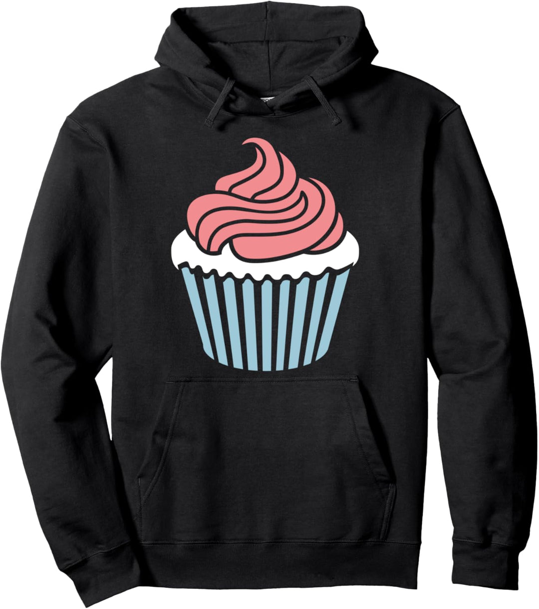 Cupcake mit Zuckerguss Pullover Hoodie