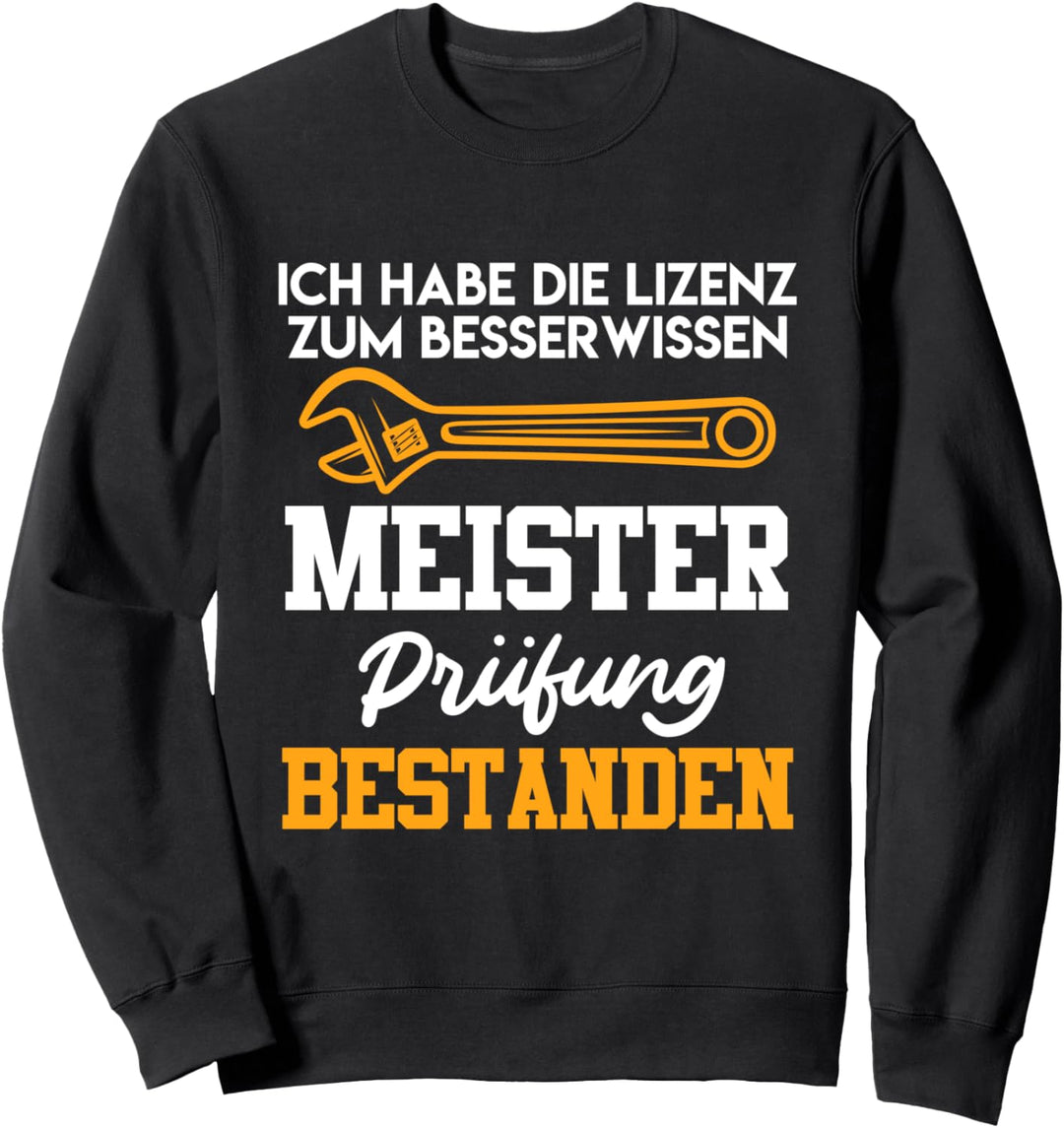 Meister Meisterprüfung Kfz Meister Sweatshirt