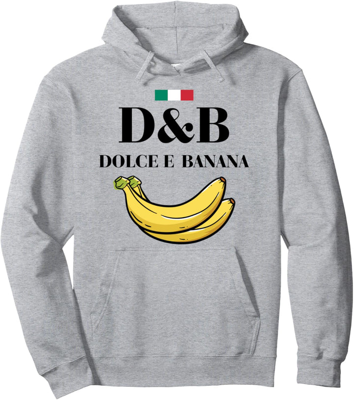 Cool Dolce E Banana The Italian Version Graphic Designs Fun Pullover Hoodie
