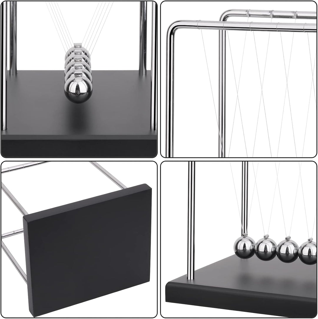 QLKUNLA Newtons Cradle Balance Balls Wissenschaft Physik Gadget Desktop Dekoration Kinetische Bewegu