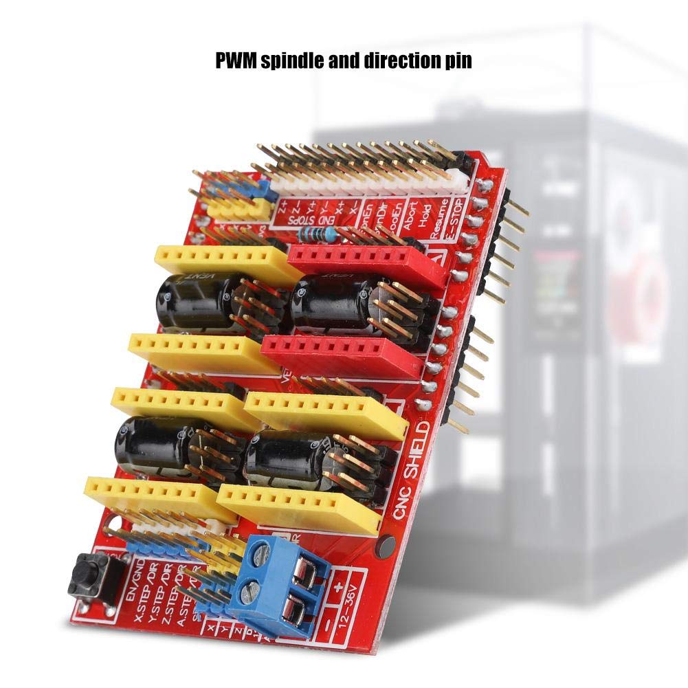 CNC Engraver Shield Expansion Board + drv8825 Schrittmotor, Kühlkörper für V3 Gravieren, Zubehör für