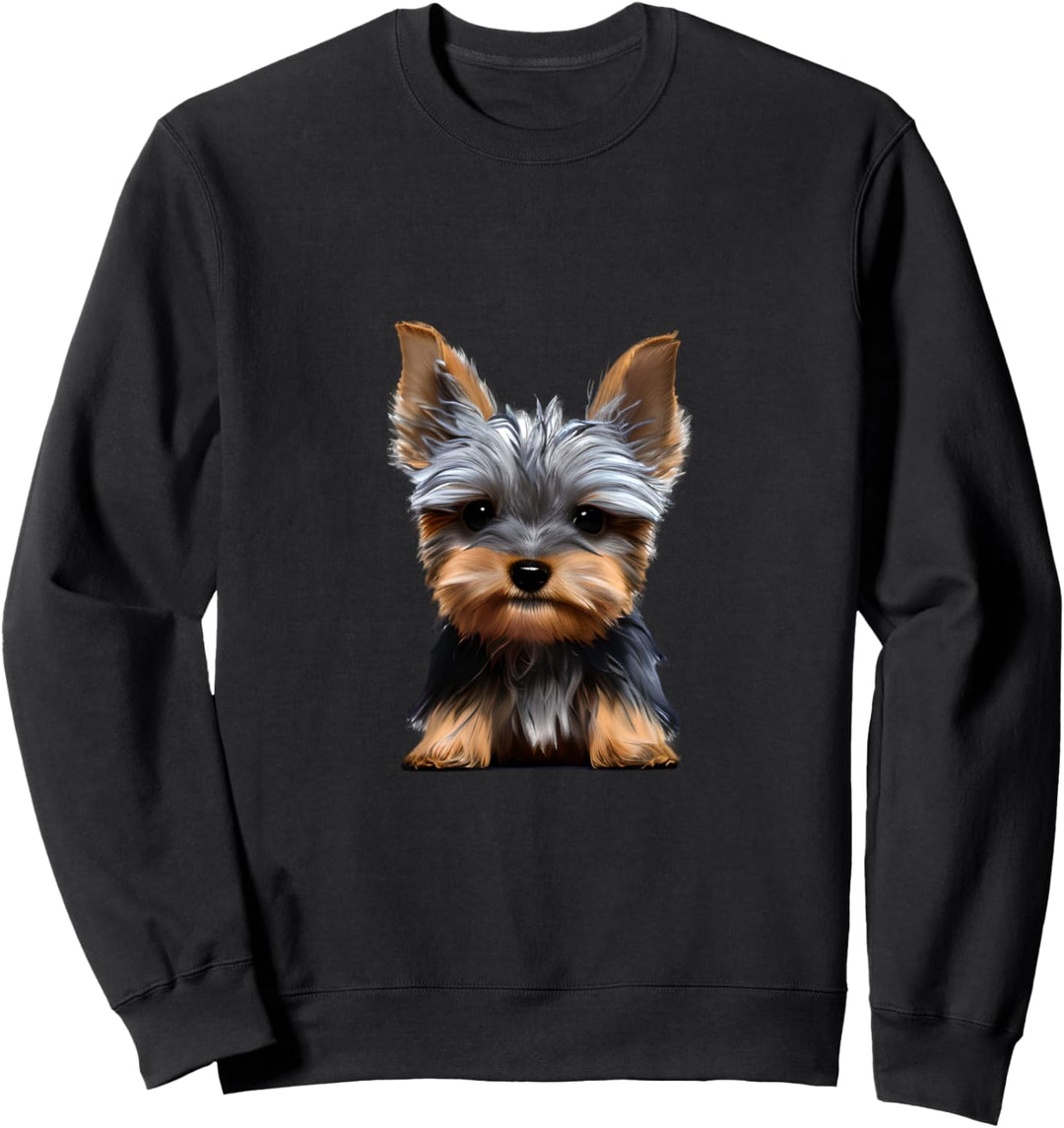 Yorkshire Terrier Hundewelpe Yorkie Terrierwelpe Hunde Sweatshirt