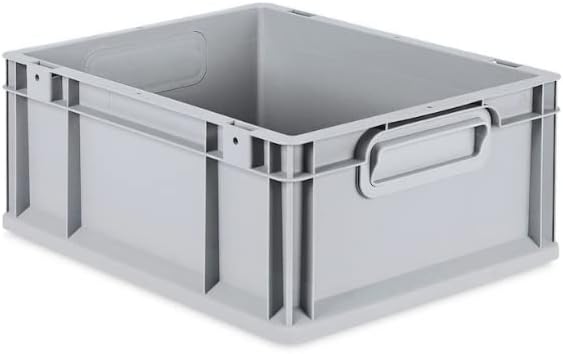 PROREGAL SuperSparSet 10x Eurobox NextGen Grip | HxBxT 17x30x40cm | Griffe geschlossen | Glatter Bod