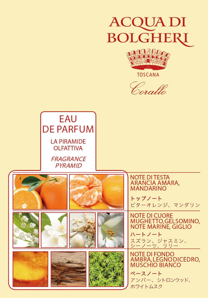 Dr. Taffi Aqua di Bolgheri Eau de Parfum Rosso Corallo 50ml