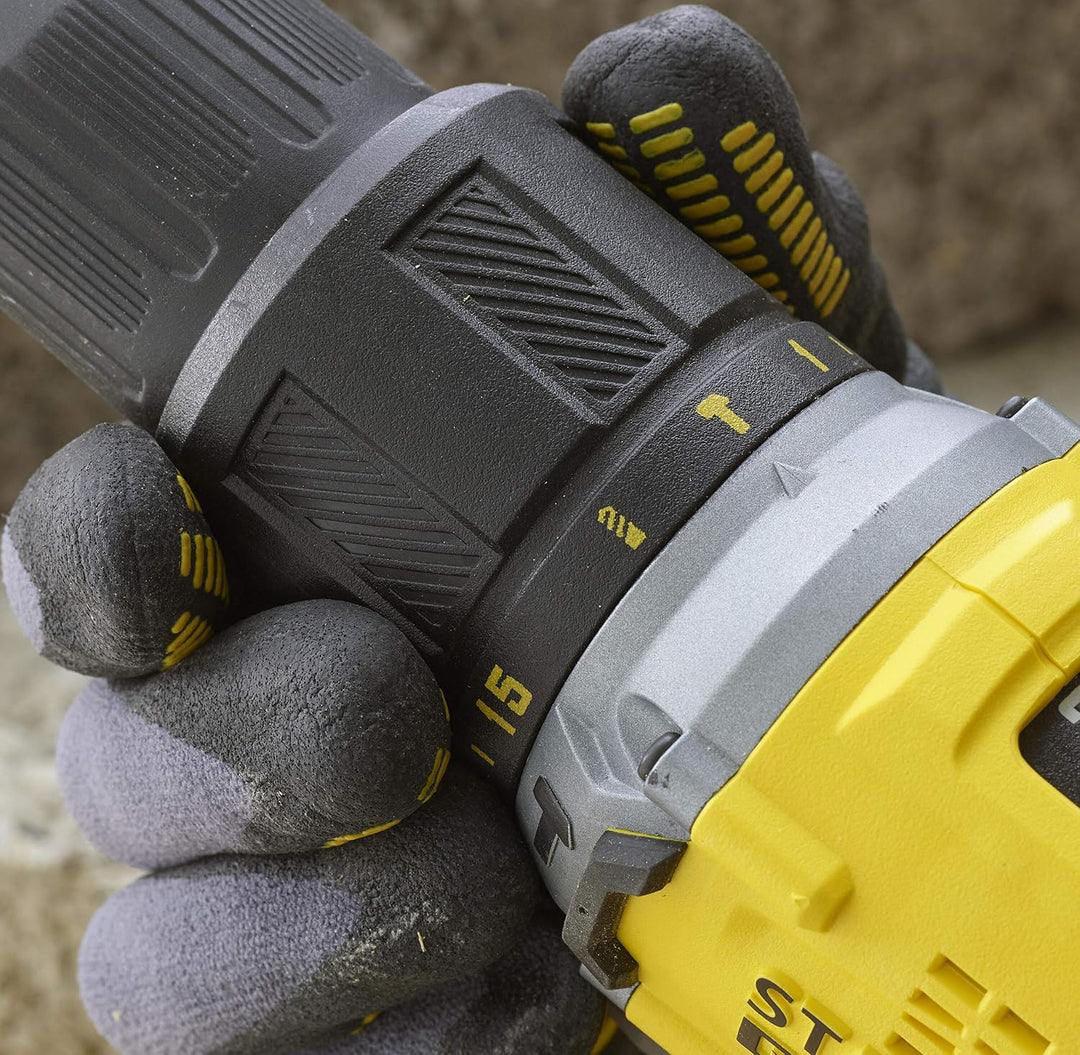 Stanley FatMax 18V 2-Gang Akku-Schlagbohrschrauber SFMCD715D2K (2.0Ah, max. Drehmoment 60 Nm, bürste