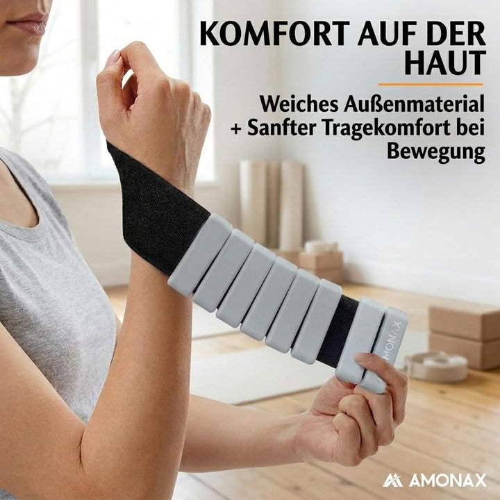 Amonax Gewichtsmanschetten Ankle Weights Set, Fitness Gewichte Für Beine Und Arme, 2x0,5kg Gewichte
