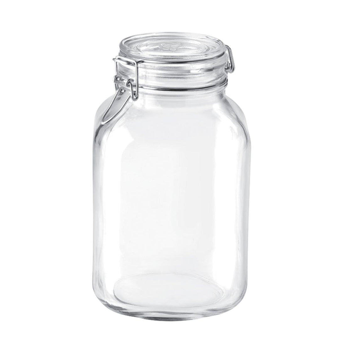 Bormioli Rocco Fido EINKOCHGLAS 3 LT. MIT BUEGELVERSCHLUSS, Glas, Durchsichtig, 1-Pack 3L US, 3L US