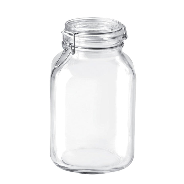 Bormioli Rocco Fido EINKOCHGLAS 3 LT. MIT BUEGELVERSCHLUSS, Glas, Durchsichtig, 1-Pack 3L US, 3L US