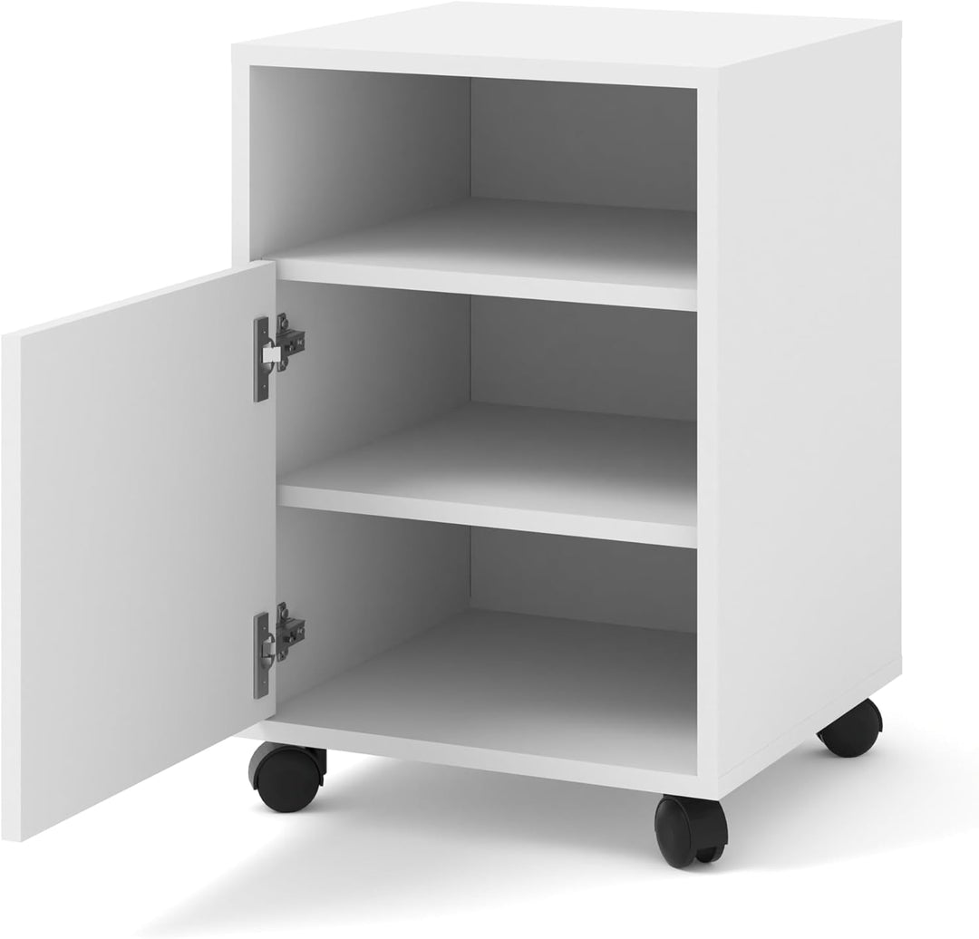 Homlando Rollcontainer, Bürocontainer, Möbel für Schlafzimmer Büro, Standcontainer für Dokumente, St