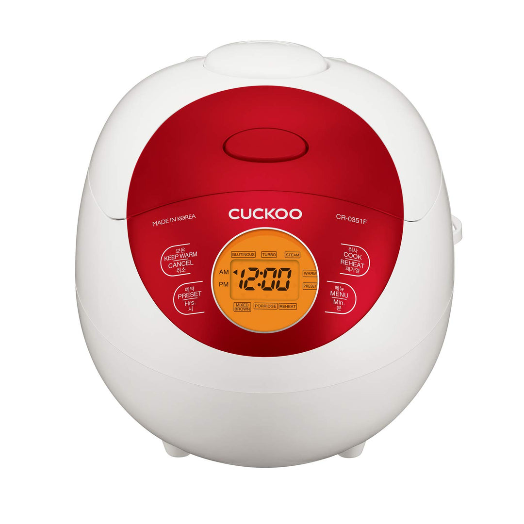 CUCKOO CR-0351F el. Reiskocher, Fuzzy Logic, 0,54l / 425W für 3 Personen