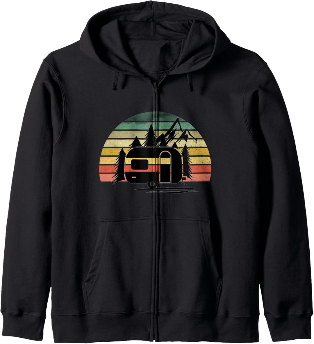 Vintage Wohnmobil Van Camping Kapuzenjacke