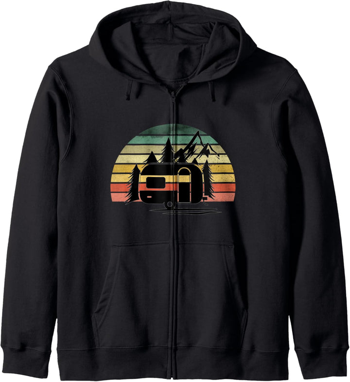Vintage Wohnmobil Van Camping Kapuzenjacke
