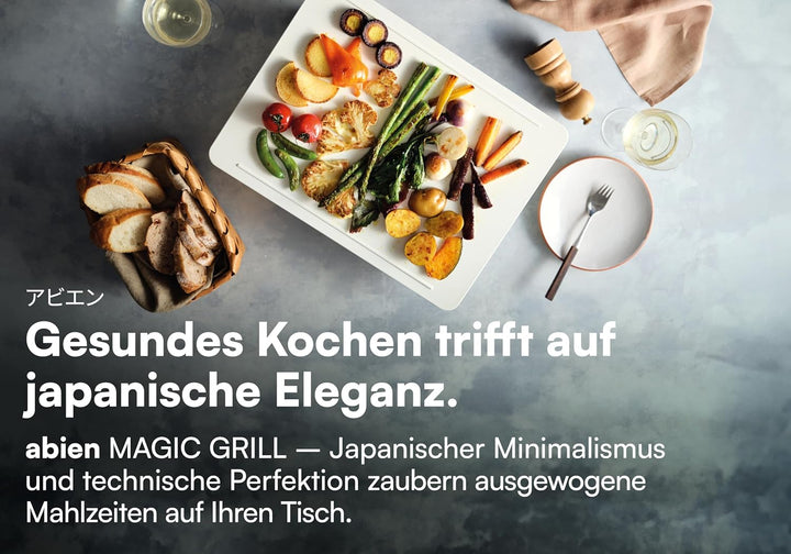 MAGIC GRILL – Japanischer Teppanyaki Elektrogrill - Für drinnen und draussen - Präzise Temperaturkon