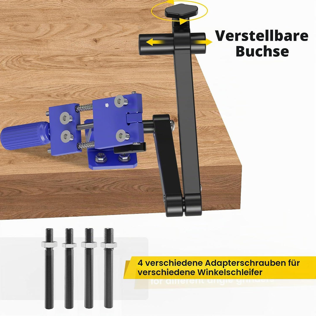 Rasenmäher-Messerschärfer, 15°-45° verstellbarer Rahmen mit Kugellager-Griff für Rechts- und Linkshä